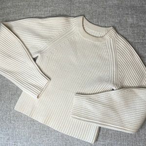 Cream 100% Wool Sweater